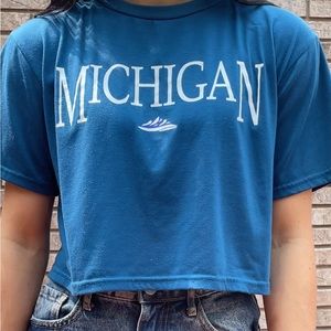 “MICHIGAN” crop top